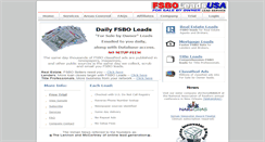 Desktop Screenshot of fsboleadsusa.com